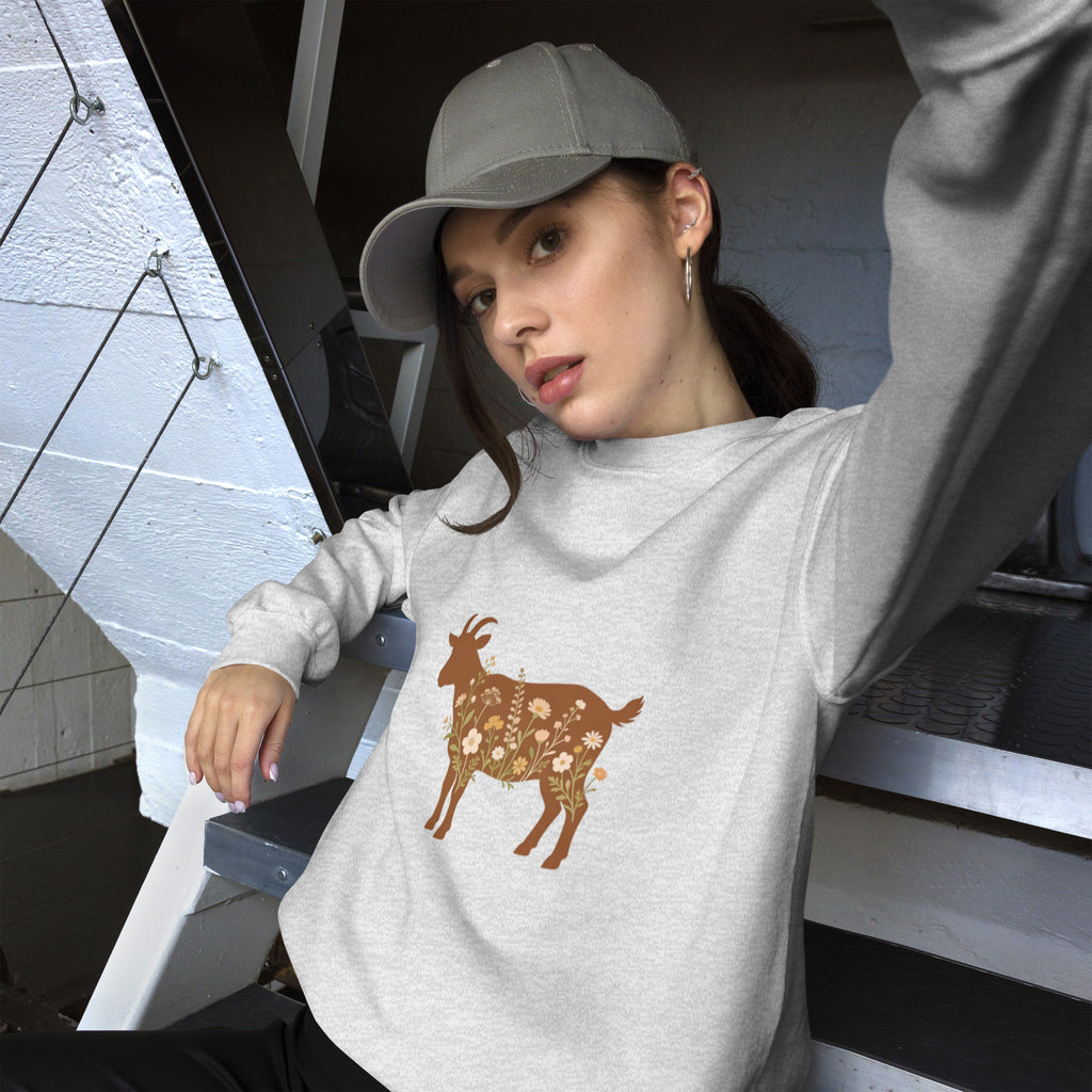 Goat & Wildflowers Sweatshirt