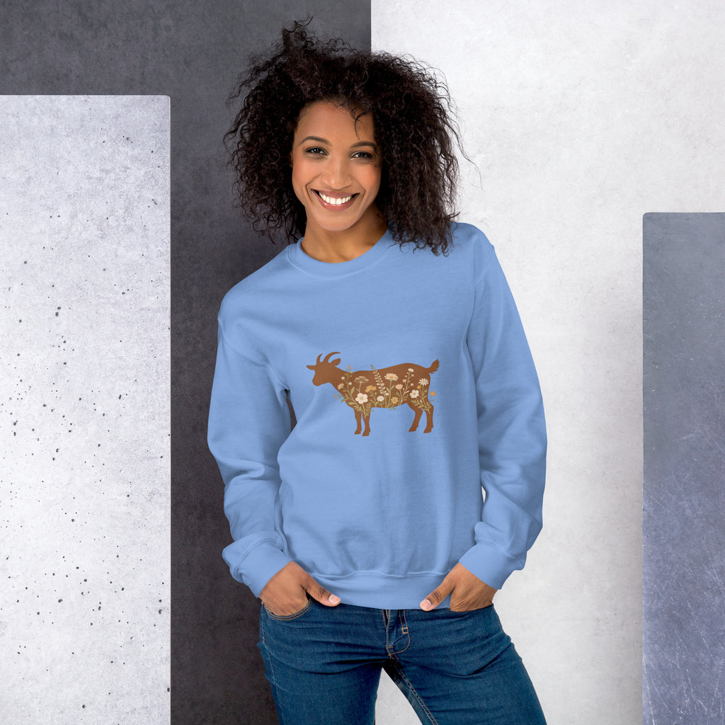 Goat & Wildflowers Sweatshirt
