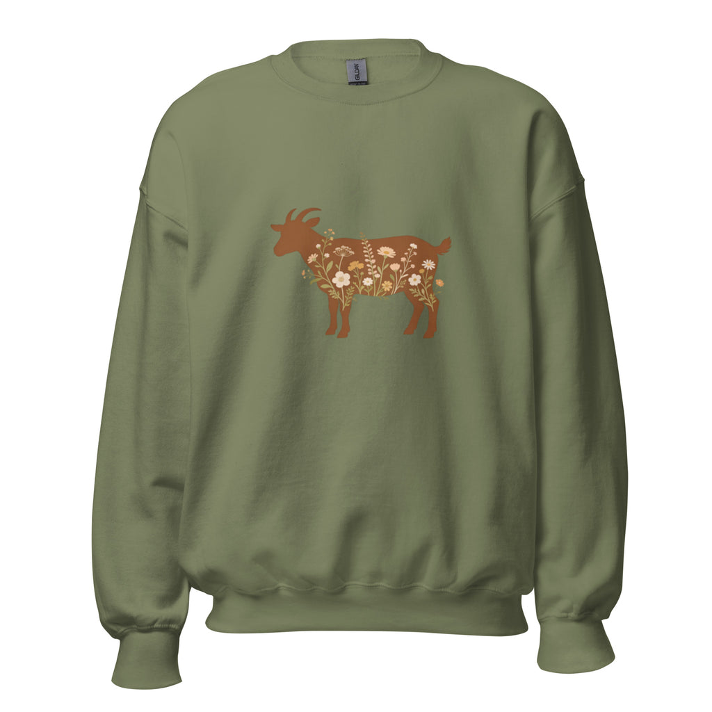 Goat & Wildflowers Sweatshirt